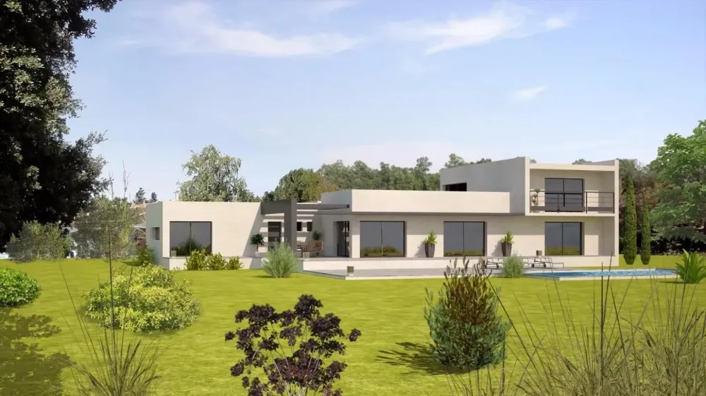 Architecte conception plan maison à Bédoin